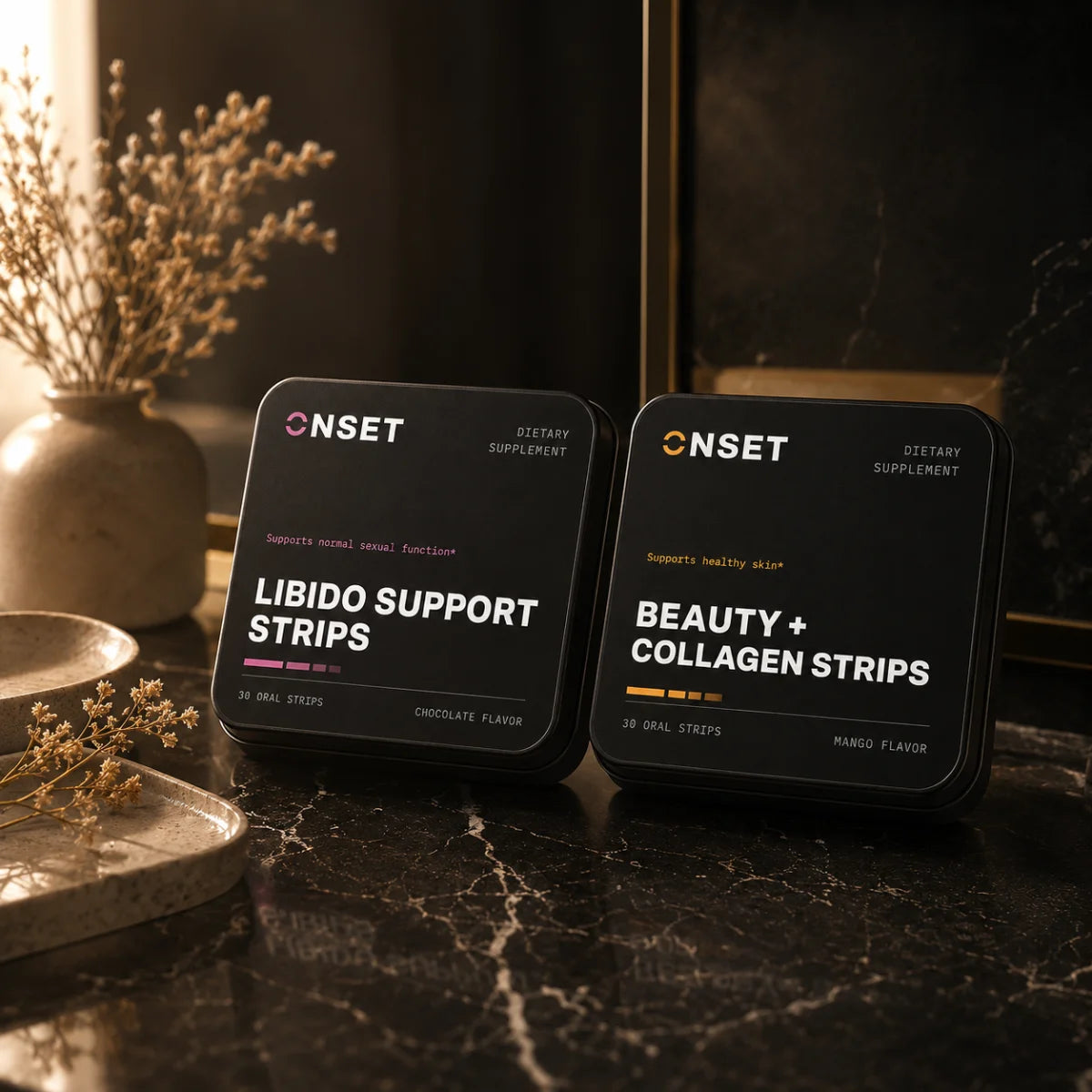Onset LIBIDO SUPPORT Strips — product render 3