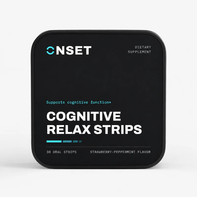 Onset COGNITIVE RELAX Strips — product render 1